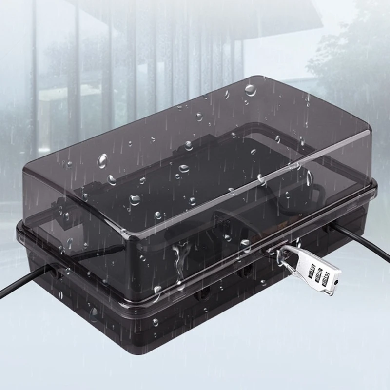U55D Weatherproof Plastic Junctions Box For Outdoor And Indoor Electrical Protecting Against Moisture In Garden And Bathrooms