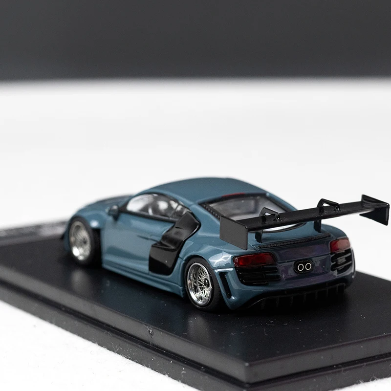 LMF 1/64 Audi R8 LMS Ultra aleación vehículo de motor de juguete Diecast Metal modelo regalos