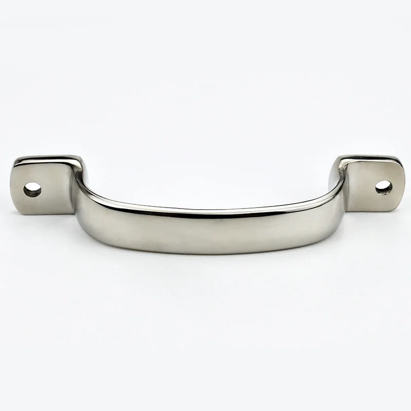 Thickened Solid 304 Stainless Steel Heavy Duty Bow Pull Handle Industrial Load Bearing Door Knob For Equipment Cabinet
