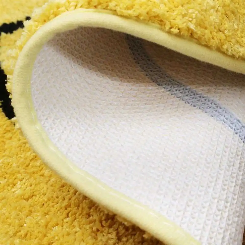 Thiened Floing Carpet Bede Round Face Anti-Slip Batoom Rug Wasserabsorbierende Bodenmatte Weiches PU-Material Große Größe