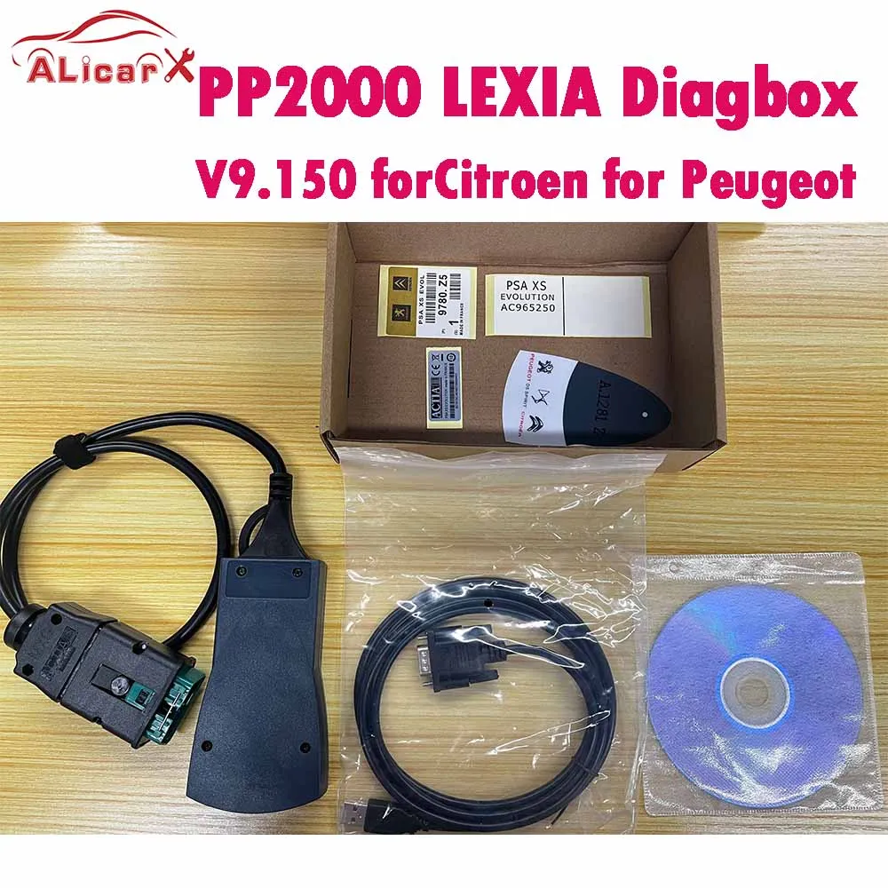 New Lexia3 PP2000 Diagbox V9.150 Firmware 9218165C For Peugeot For Citroen Professional Car Diagnostic Tool