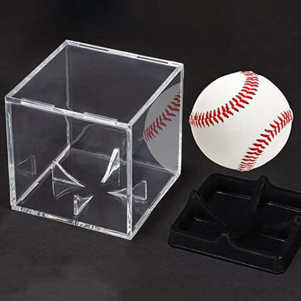 

Baseball Display Case Gift Enjoyment Hobby for Hotel Handmade Craft Softball