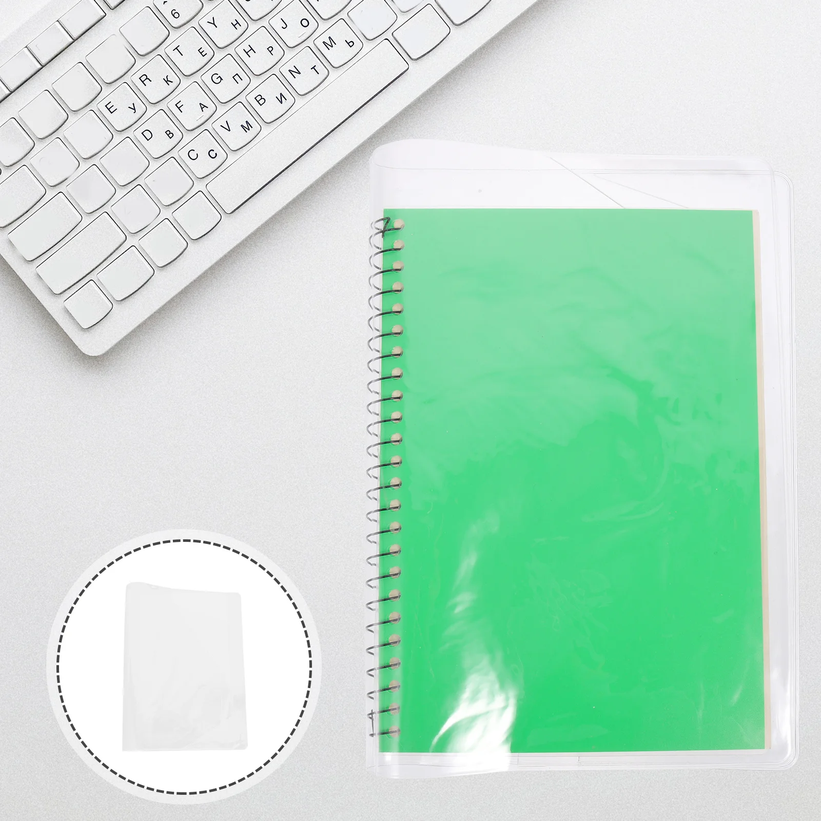 

A5 Book Pvc Book Protection Sleeve Clear Reusable Plastic Transparent Cover For School Home Business Textbook Planner