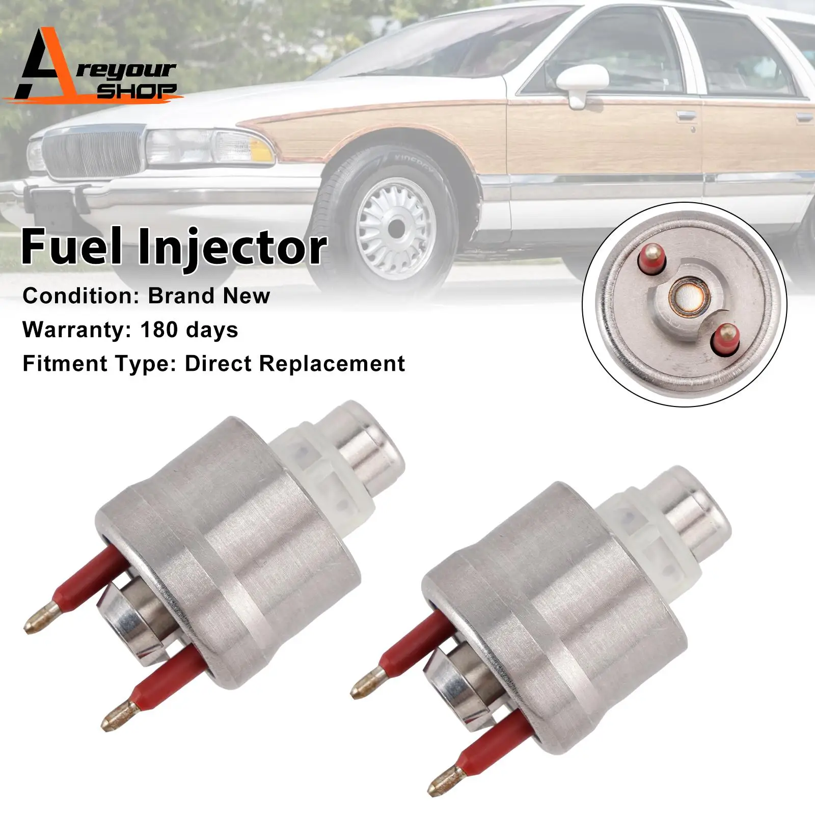 

2PCS Fuel Injector 17111864 Fit Chevrolet Tahoe Fit for GMC Yukon Fit for Buick V8 5.7L
