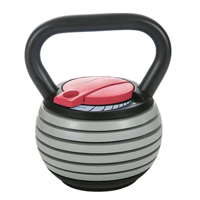 Adjustable 18kg Cast Iron Kettlebell—Streamlined Handle Design Sturdy Eco-Friendly Construction, Ideal for Strength Training