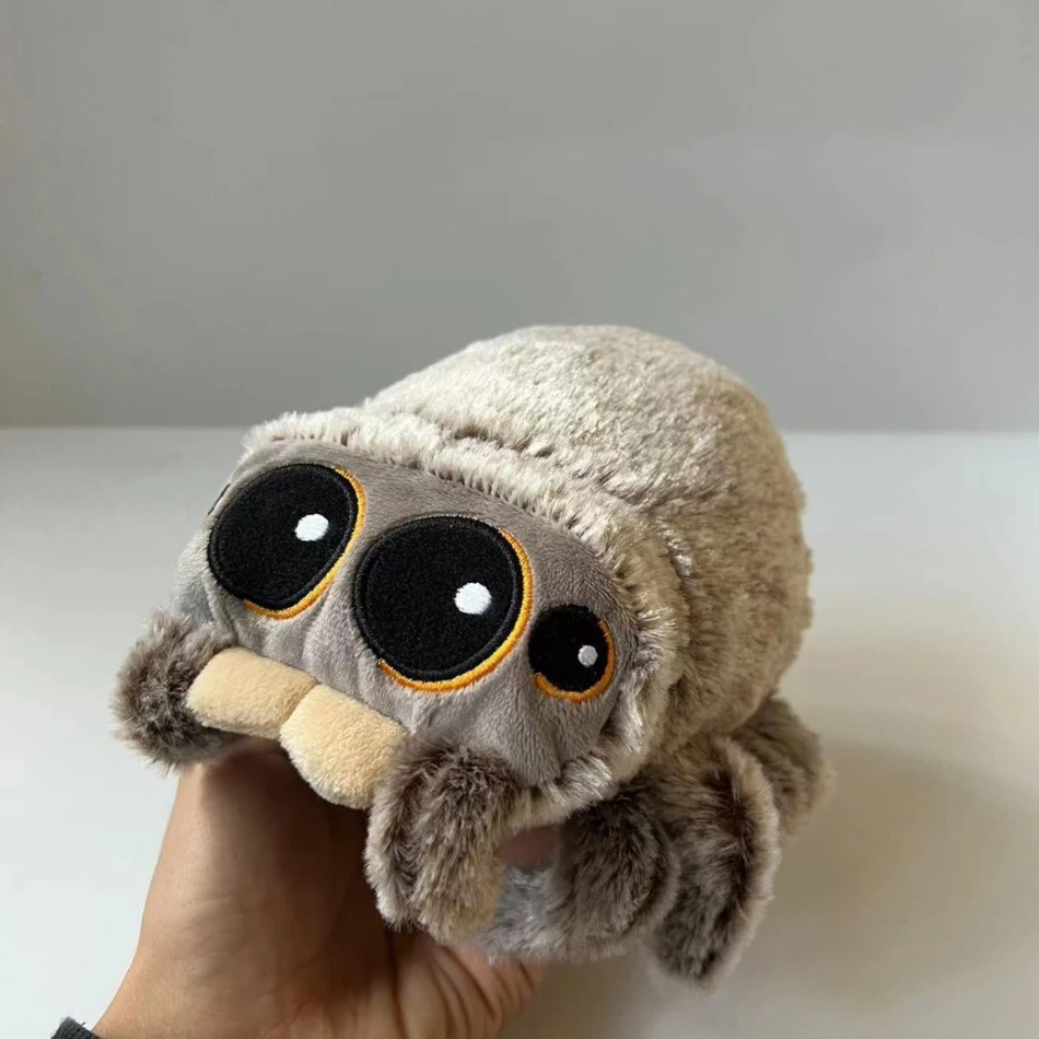 لعبة قطيفة على شكل عنكبوت صغير لطيف، حيوان محشو ناعم، دمية أطفال كرتونية للأطفال، ديكور غرفة ألعاب الفيلم، هدية عيد ميلاد