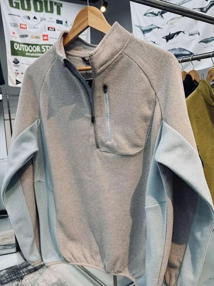 

Мужская толстовка для активного отдыха на весну-осень, новая модель, с цветными вставками, на молнии, с воротником-стойкой, повседневная толстовка