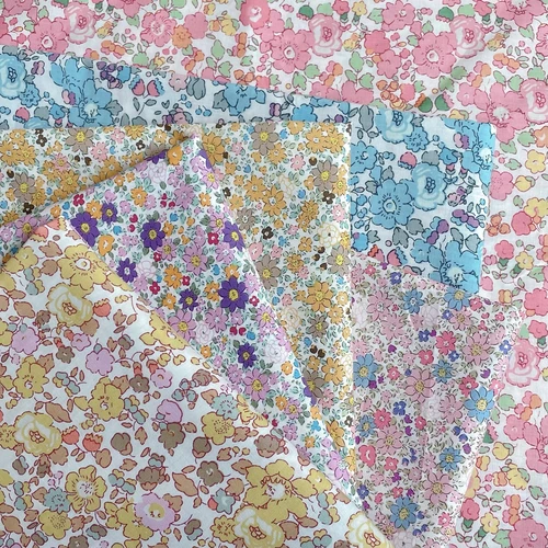 Liberty Powderblue 100% algodón 60S tela de diseño Original Impresión Digital para coser tela vestidos falda niños diseñador