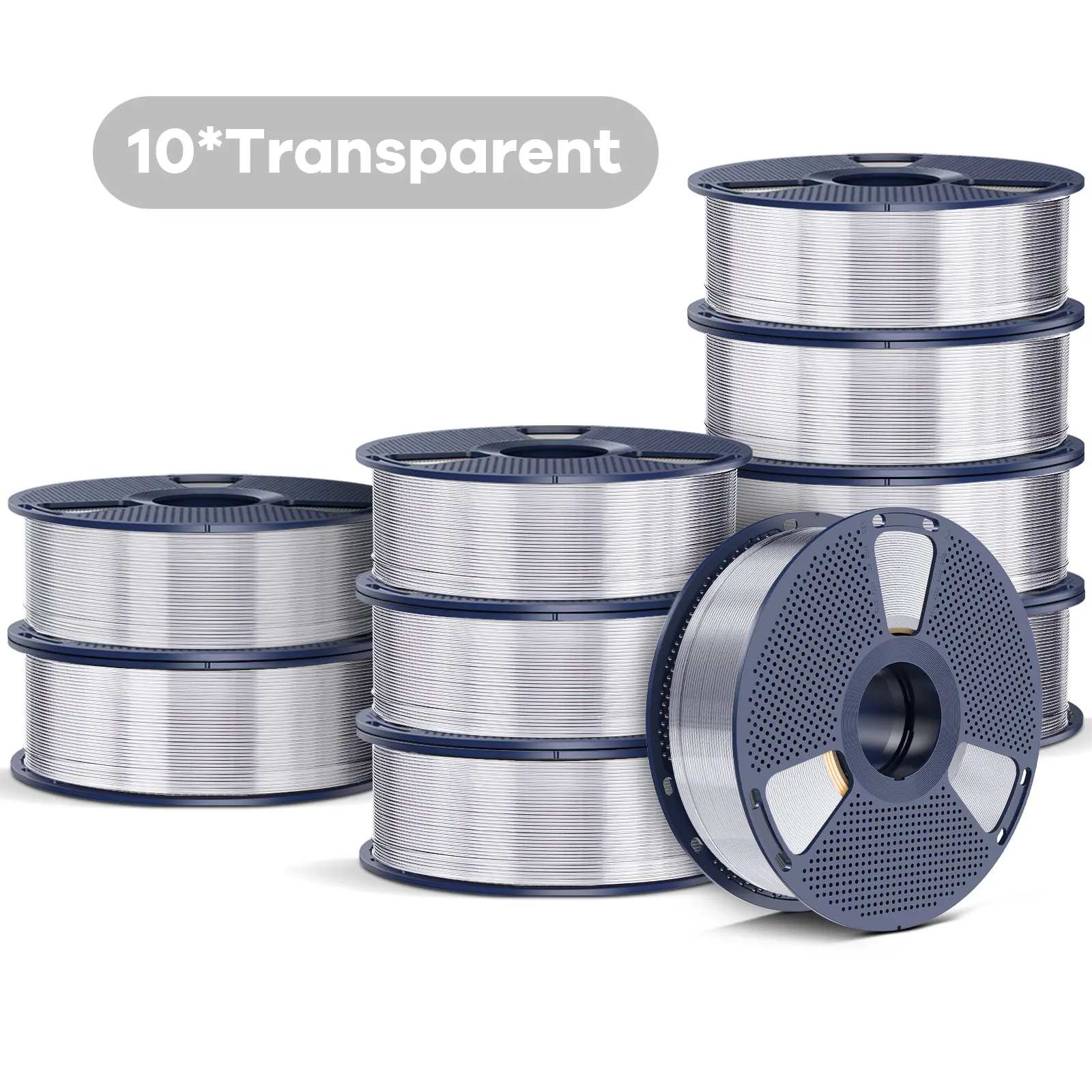 SUNLU PETG Filament 10kg 1,75mm 1 Rolle/kg (2,2lbs) Für 3D-Drucker Wiederverwendbare Spule Sorgfältig Gewickelt Glatter Druck