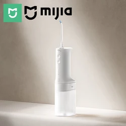 Irrigador bucal eléctrico XIAOMI MIJIA, tanque de agua de 200ML, pulverización de agua de 1400 veces/m, irrigadores, hilo dental de agua para dientes, chorro de selección de cuatro modos