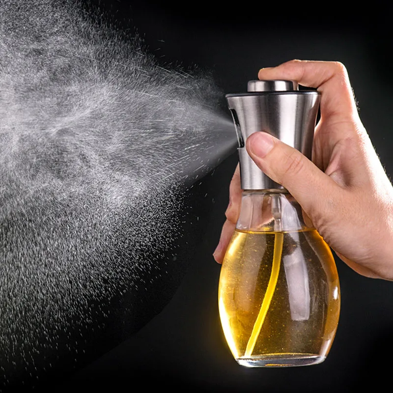 BBQ Barbecue Cooking Tool Spray Bottle Oil Sprayer Oiler Pot Can Pot Cookware Kitchen Tool Glass ABS Olive Pump Spray Bottle