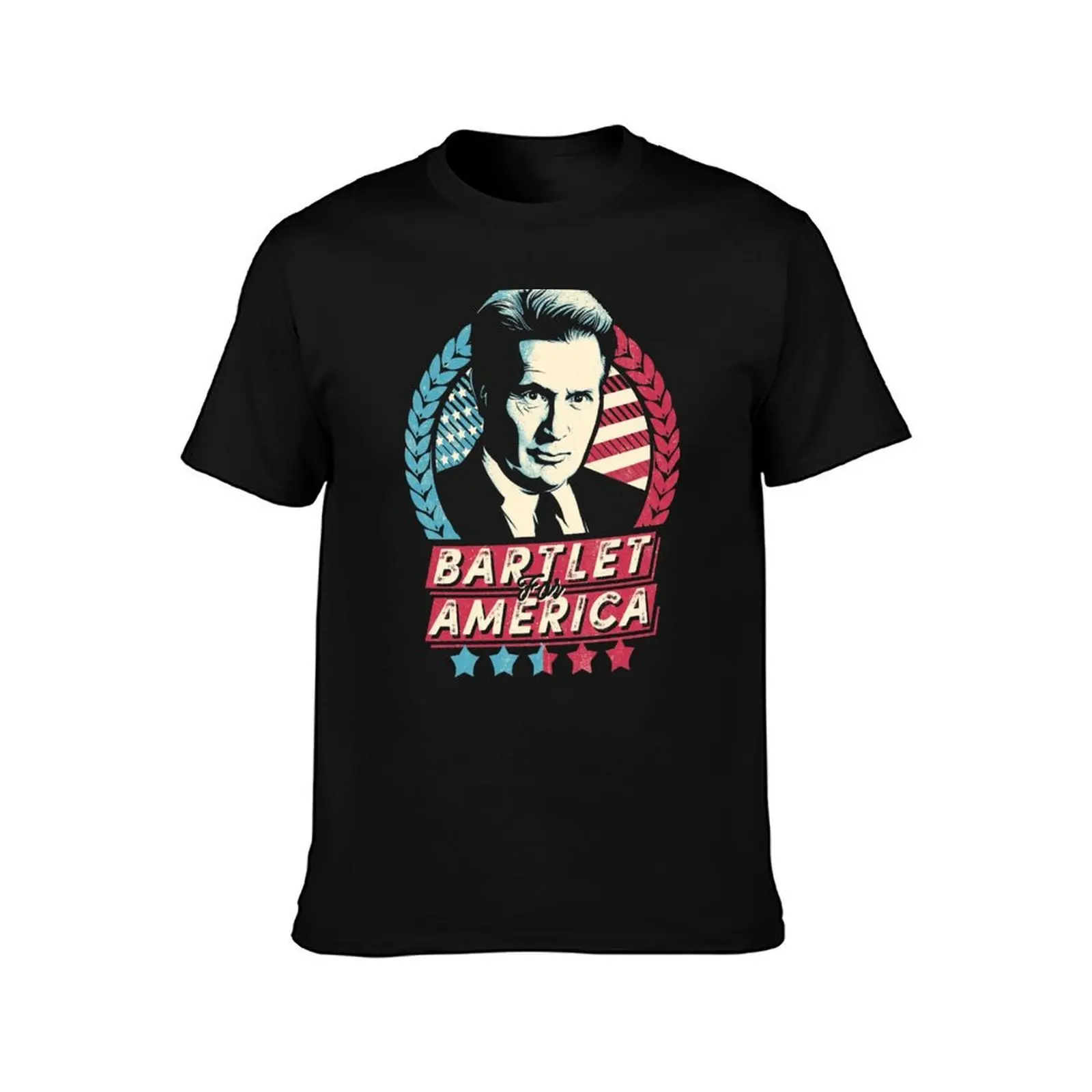 Bartlet for America T-Shirt Sports Casual Breathable Tee Shirt T-Shirt