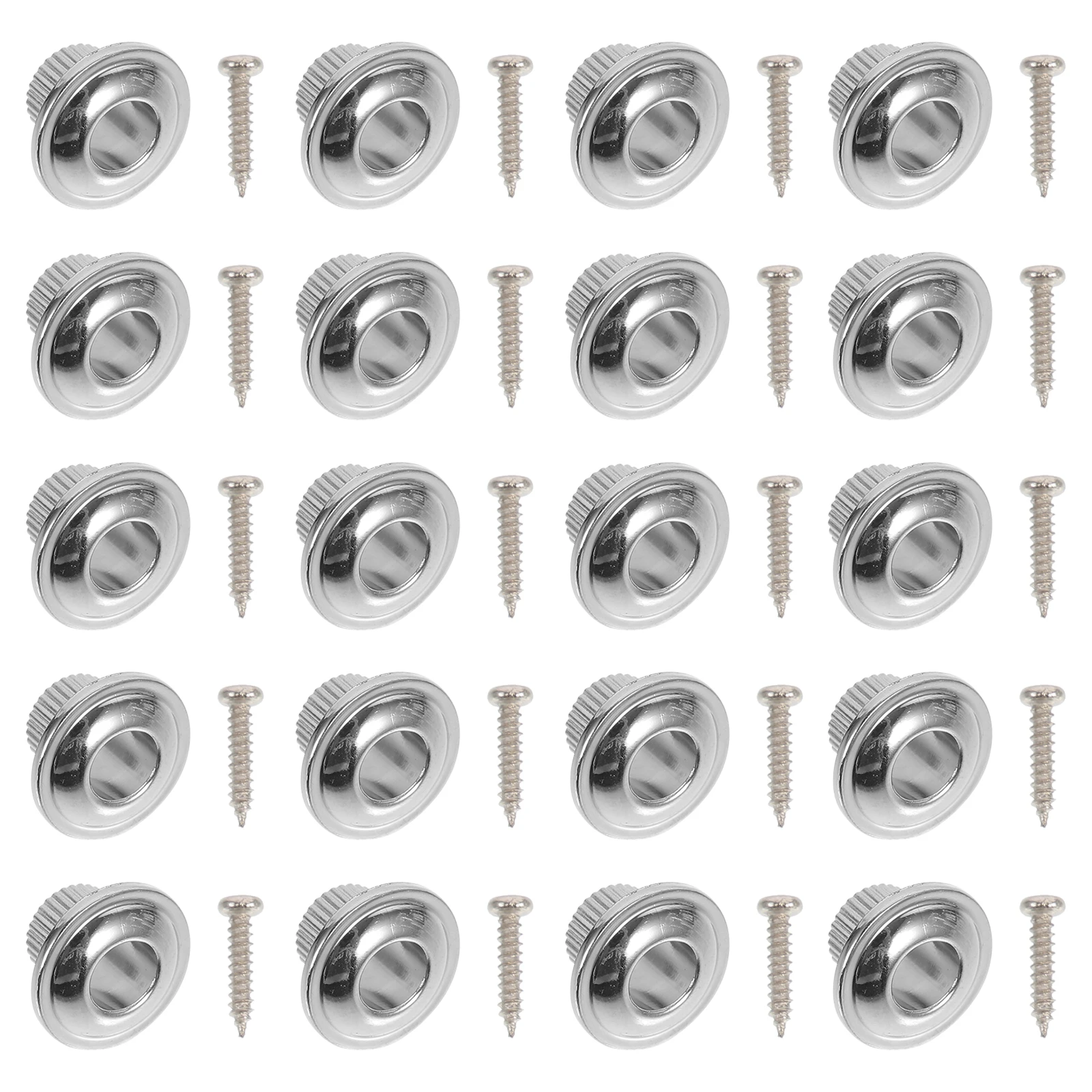 

18Sets Professional Guitar Tuning Pegs Electric Plated Caps Heavy Duty Heads for String Instrument Parts