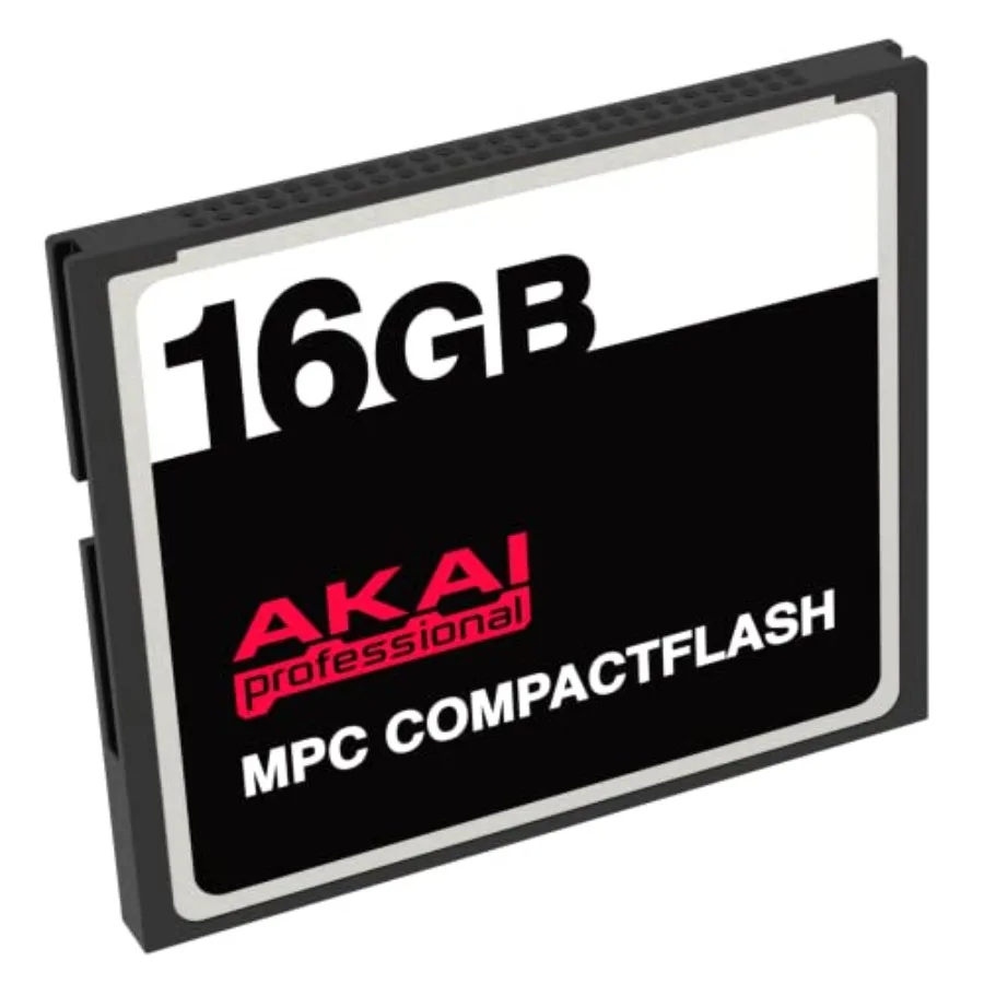 

Карта памяти CompactFlash CF 16 ГБ для MPC 500, MPC 1000 и других устройств, а также для клавиатур и записывающих устройств - 16 ГБ