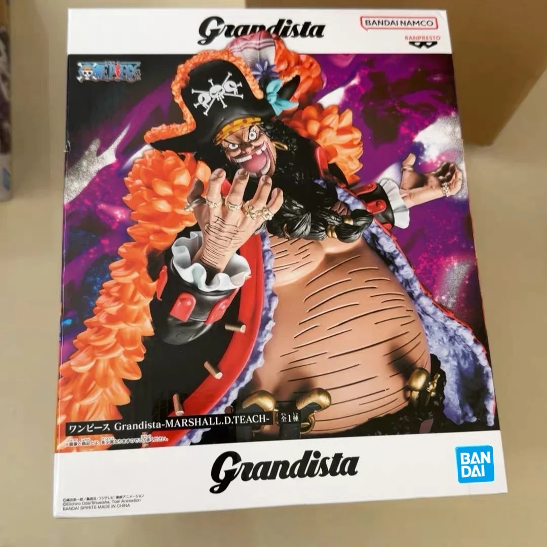 In Stock 100% Original Banpresto Grandista One Piece Marshall D. Teach Blackbeard Anime Collectible Figure Desktop Model Toy