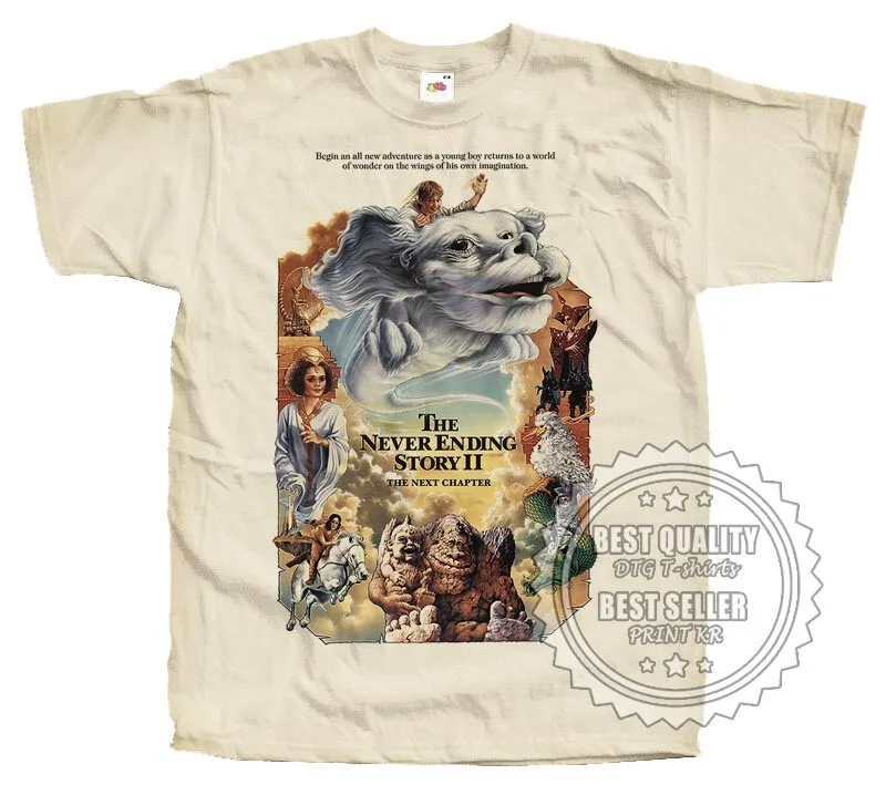 The Neverending Story v8 T SHIRT natural all sizes S to 5XL