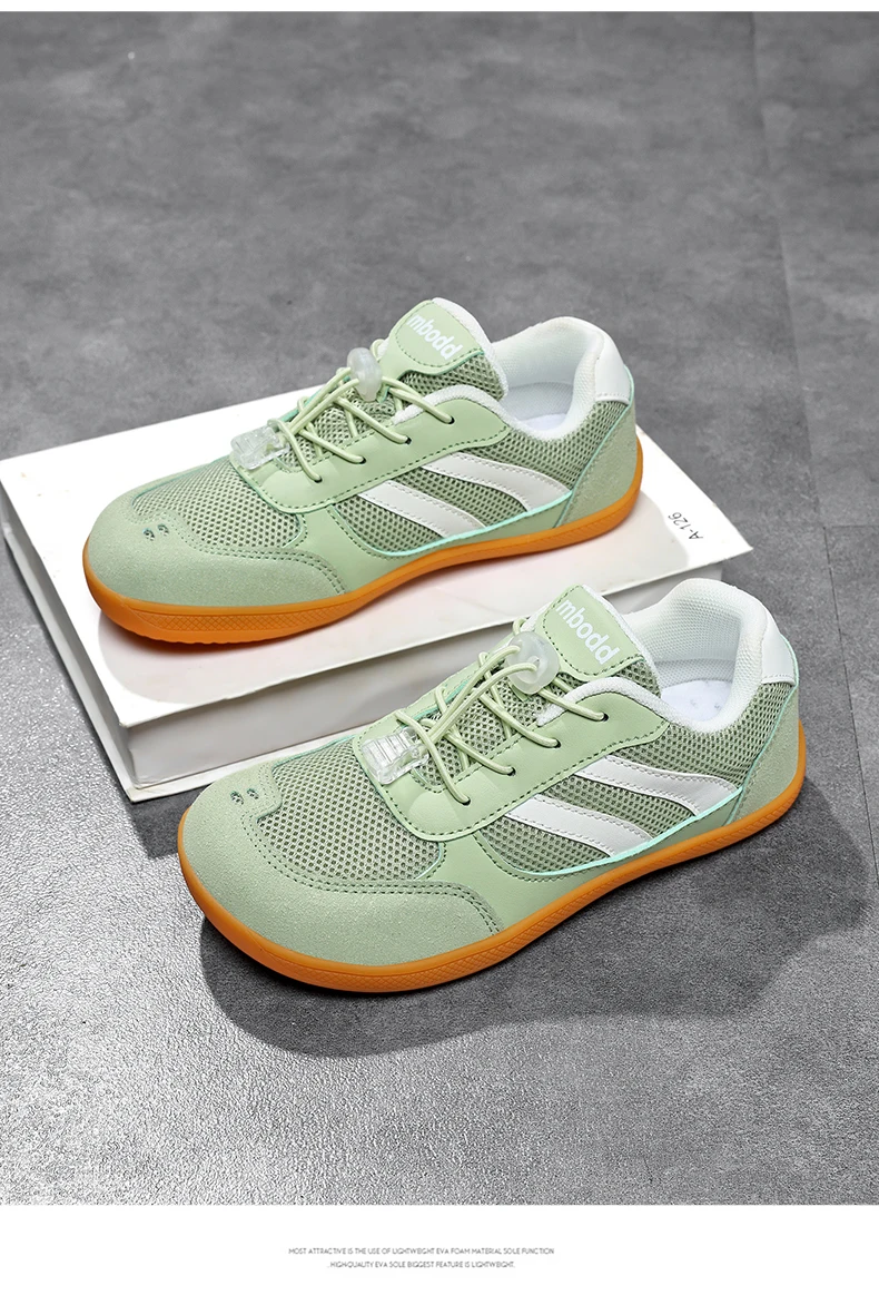 Kinder-Barfußschuhe mit breiter Sohle für Jungen und Mädchen, rutschfeste, atmungsaktive Kindersportschuhe, Zero-Drop-Wanderschuhe – Detail 17