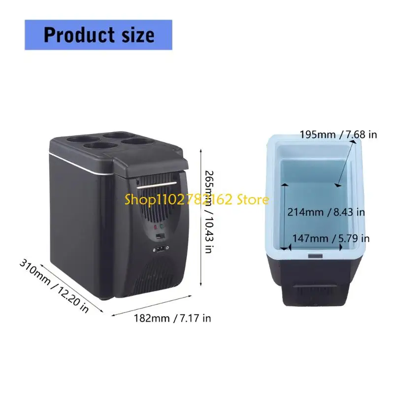 547B Small 6L Automotive Refrigeration Device 12V Preserves While Moving