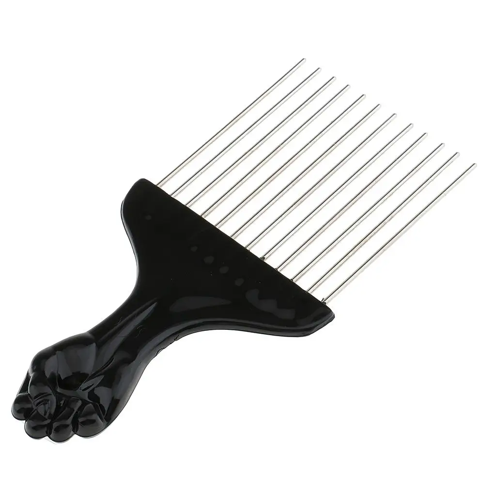 Wide Tooth Comb Plastic Handle Detangling Anti-static Hairdressing Barber Brush for Hair Highlighting and Dyeing