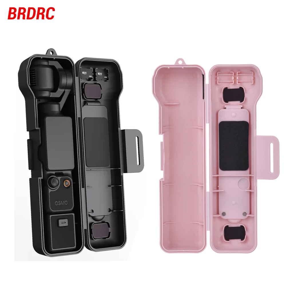 Funda protectora BRDRC para DJI Osmo Pocket 4, estuche rígido antiarañazos y antipolvo con correa, caja portátil