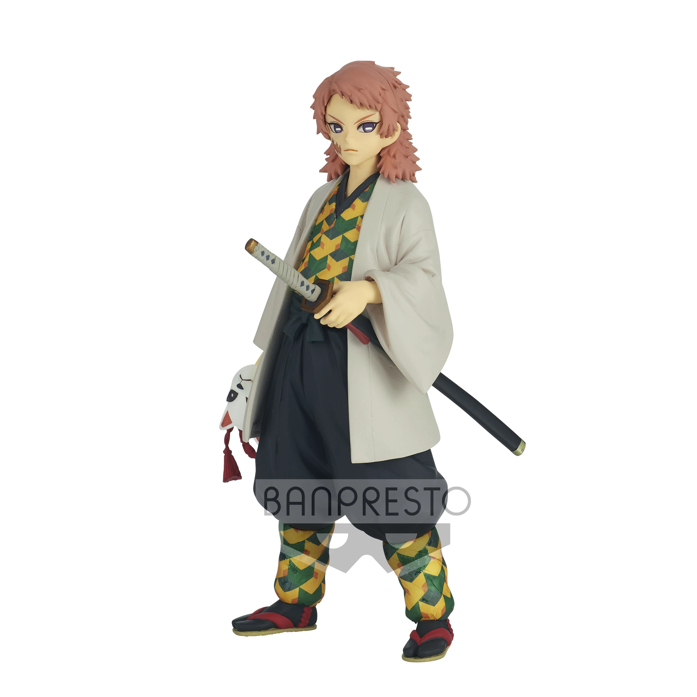 In Stock Bandai Genuine Anime Demon Slayer Sabito Tomioka Giyuu Action Figure Ornaments Collection Model Hobby Toys Kids Gift