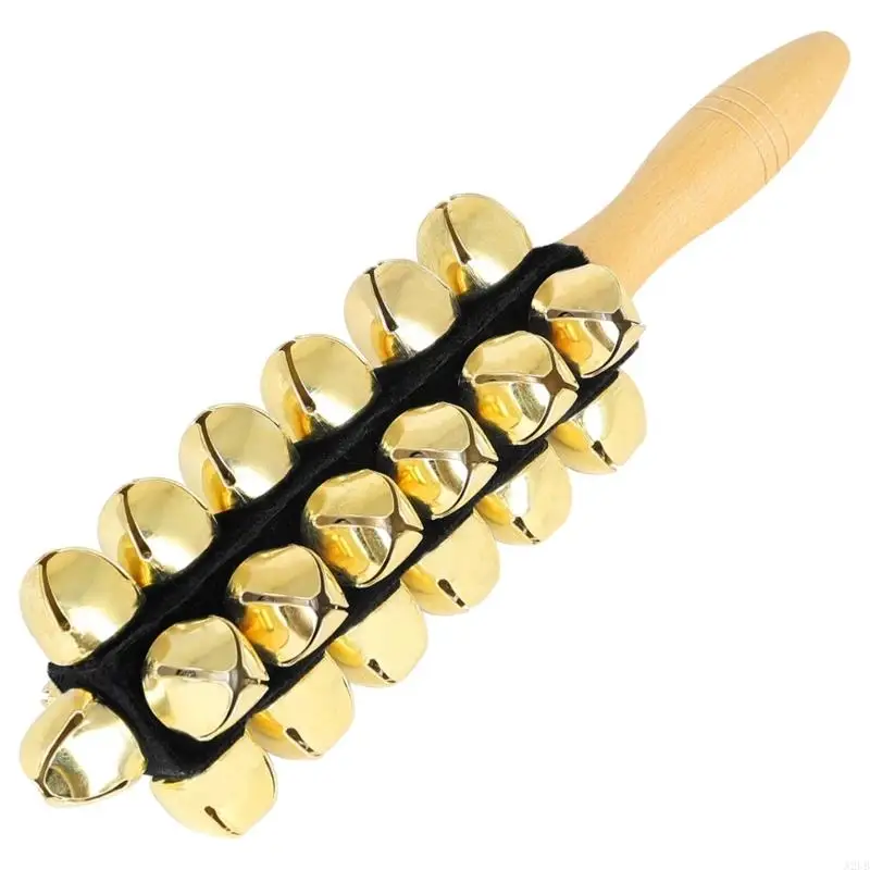 25 미취학 아동을 위한 건강한 교육용 핸드벨 내구성 목재 금속 구조 A2UB