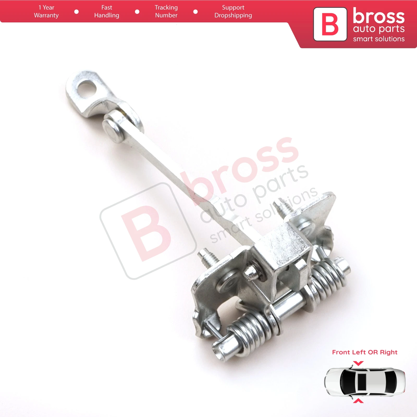 Bross Auto Parts BDP747 Front Door Hinge Stop Check Strap Limiter 7702253349 for Renault 19 21 Fast Shipment Ship From Turkey