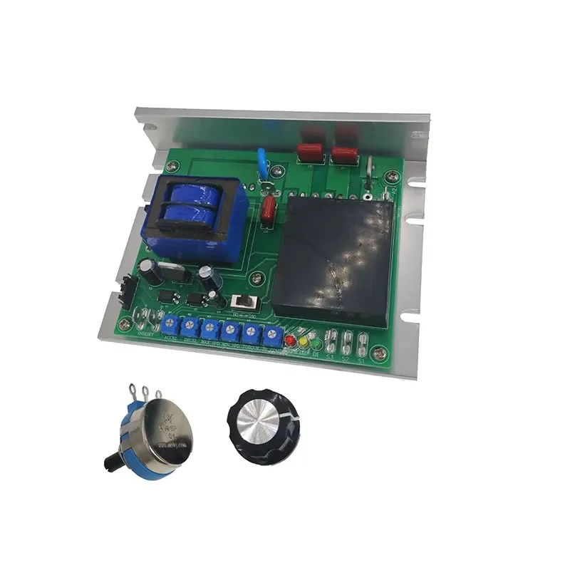 SCR Motor Controller Voltage Adjustable 110v 220v Ac Input 90v 180v Dc Brushed Motor Speed Controller