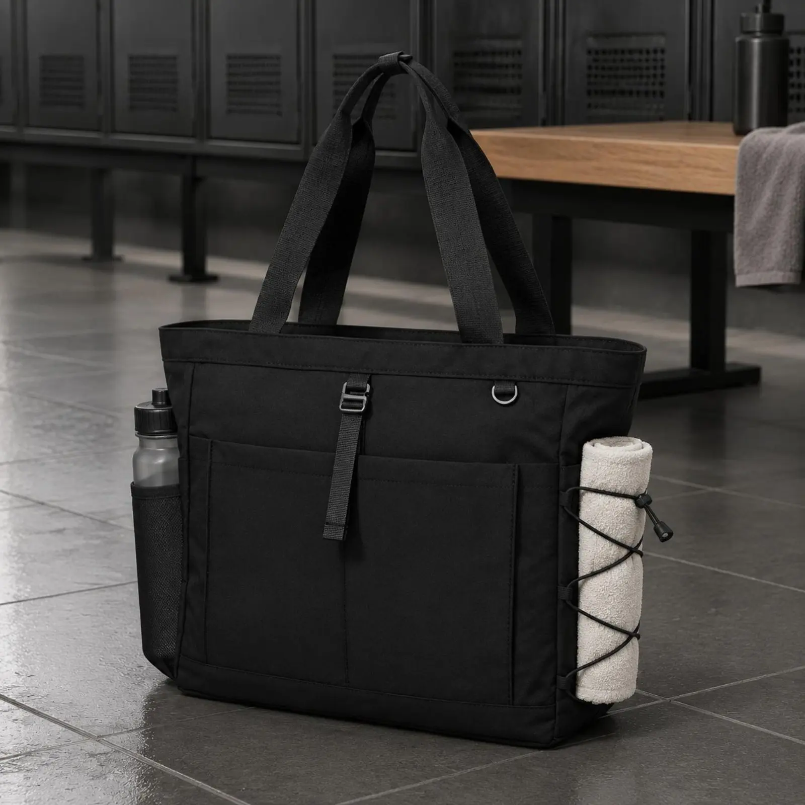 Badminton Racket Bag Multi-Pocket Tennis Racket Bag Large Capacity Sports Tote Lightweight Handheld Tote Scratch Resistant