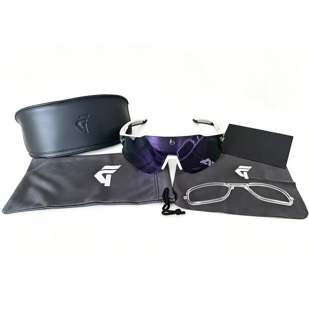 1 Set Unisex Golf Sunglasses 2026 New Korean Style Magnetic Detachable Large Frame UV Protection Sporty Lightweight Adjustable view 2