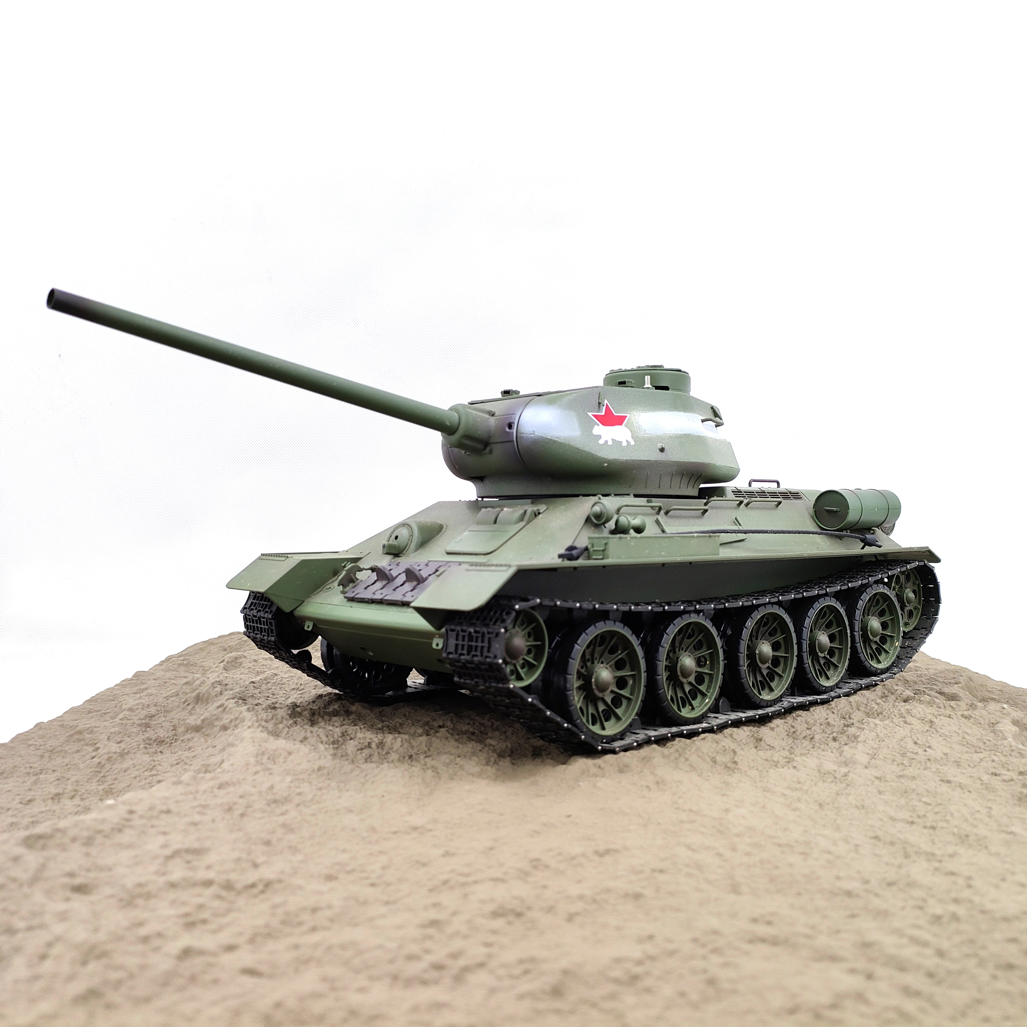 COOLBANK Henglong 3909-1 Русский Советский Средний Танк T-34-85 Модель RC Танка Многофункциональная Боевая Соревновательная Моделирование RC Танк