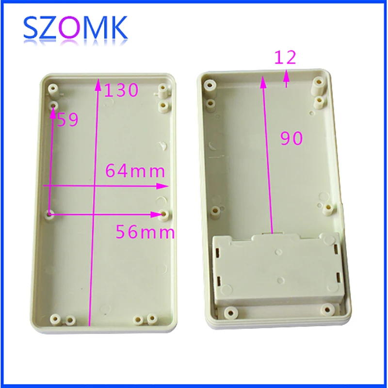 1PCS handheld enclosure 135*70*25mm electronics abs plastic enclosure diy plastic box plastic case