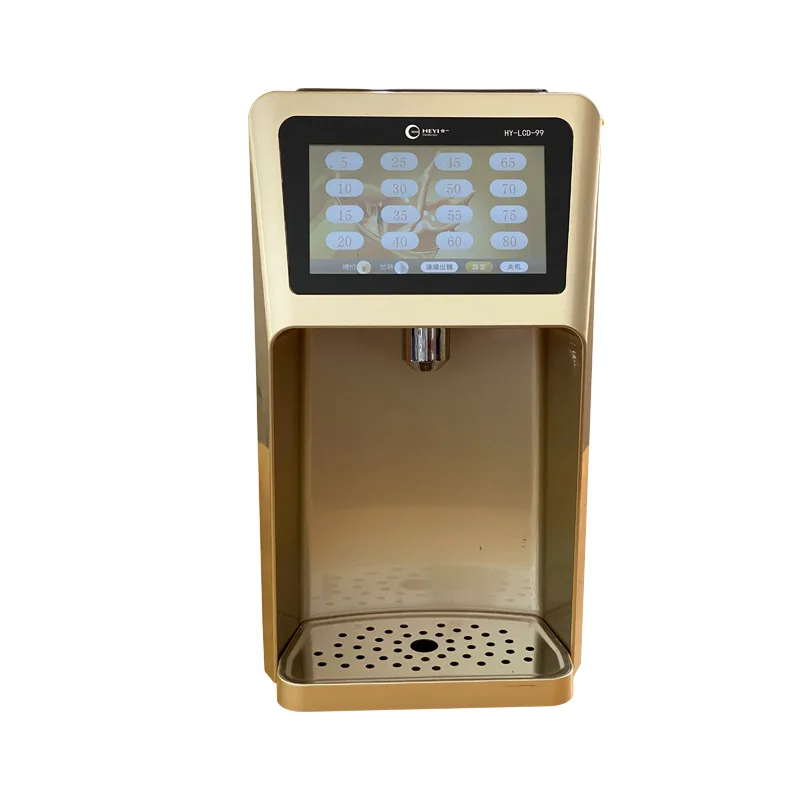 Máquina quantificadora de frutose, automática, tela sensível ao toque inteligente, equipamento especial para bar de água comercial, loja de chá e leite