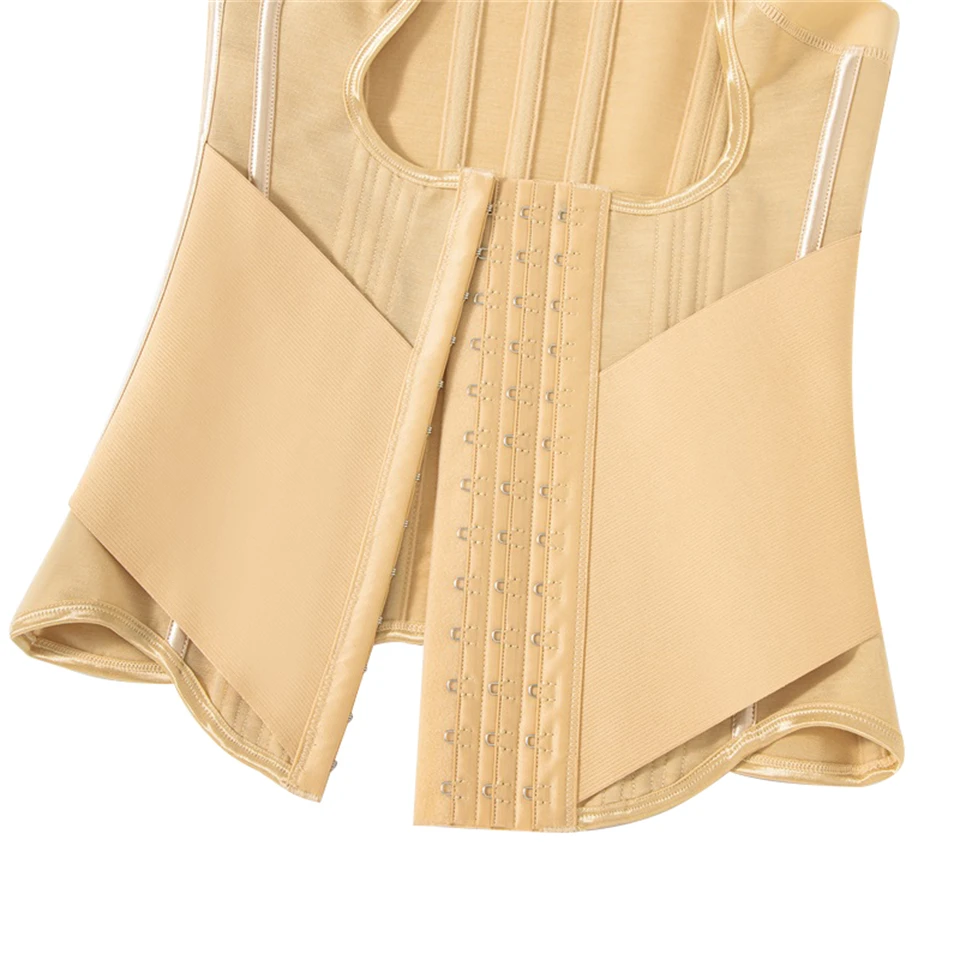 Becirzet Damen-Gürtel Taillentrainer Körperformer Bauchkontrolle Ärmelloses Tanktop Shapewear Damen-Modelliergurt Unterwäsche – Detail 20