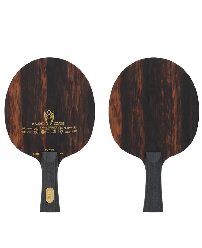 LOKI-Raquete De Tênis De Mesa, Poder K9 Ping Pong Lâmina, 9 Ply