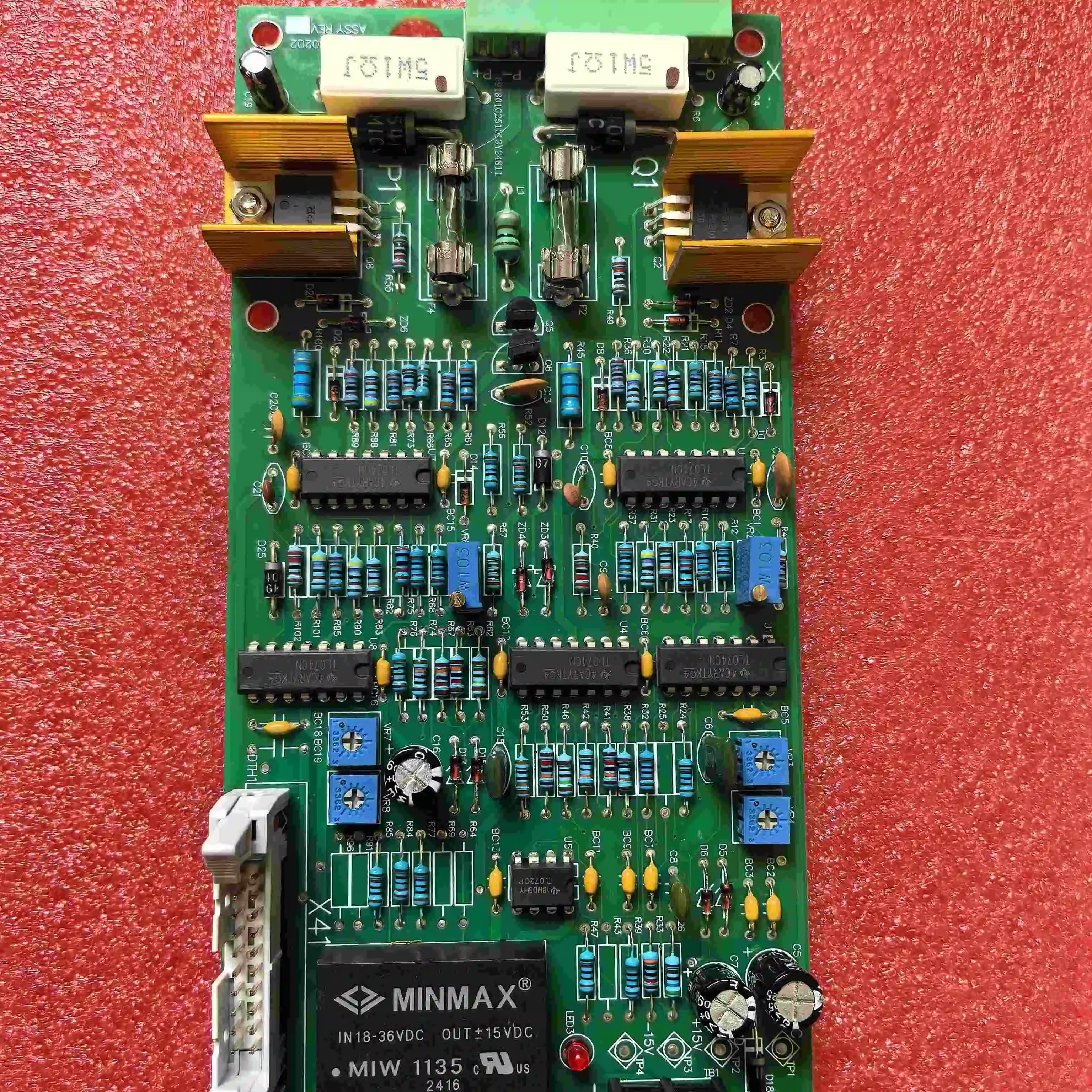 MIRLE 80202 Mirle Computer Pressure Flow Proportional Valve Amplifier Board, PQ Amplifier Card for Injection Molding Machine