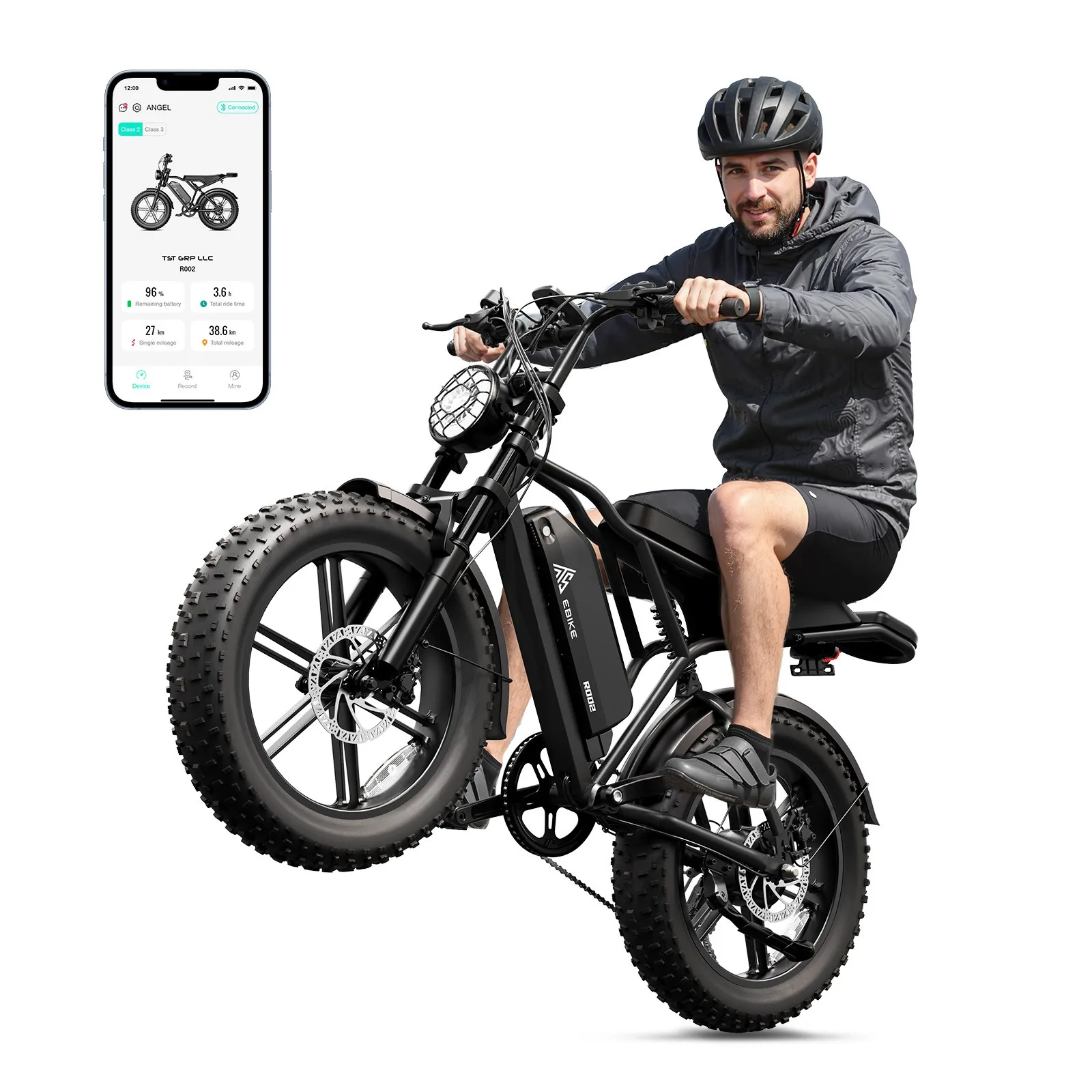 Electric Bike Adults 1500W Peak 48V 15/25AH battery 20" Electric Dirt Bike image 1