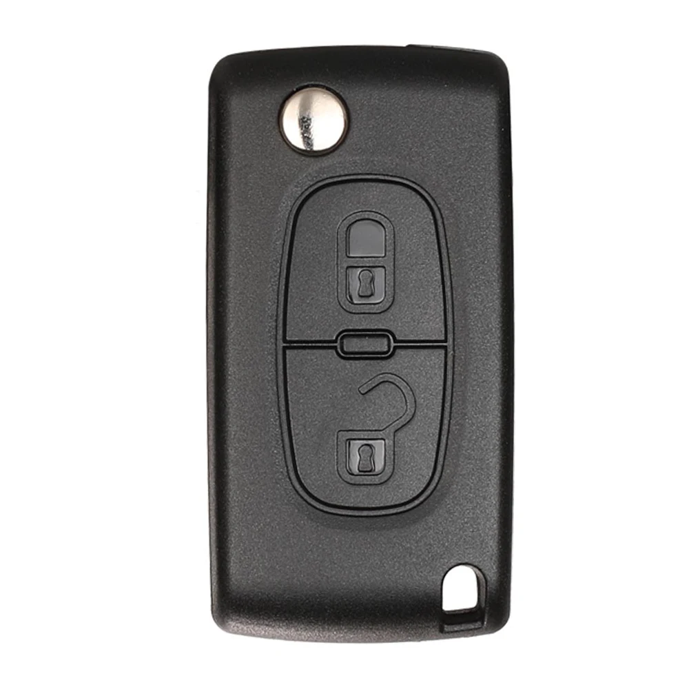 Jingyuqin Flip Remote Key Shell Für Peugeot 207 307 308 408 Partner Citroen 5 C6 Berlingo Picasso Xsara VA2 HU83 CE0536 CE0523