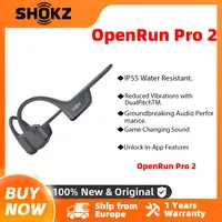 SHOKZ OpenRun Pro 2 S820/S821 auriculares deportivos auriculares abiertos Bluetooth 5,3 micrófono con cancelación de ruido IP55 impermeable