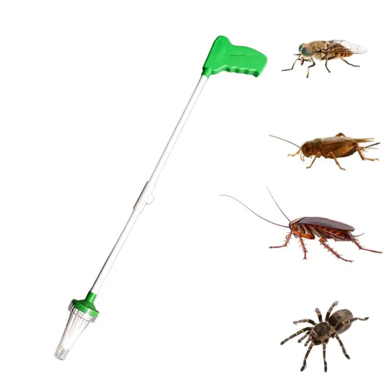 

Spider Catcher Long Handle Spider Traps Contactless Nature Exploration Toys For Home Garden Camping Beach Fly Grabber