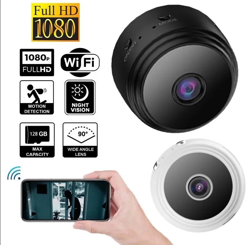 A9 Camera HD Wireless Network WIFI Home Camera 1080p Outdoor Sports Night Vision Infrared Camera