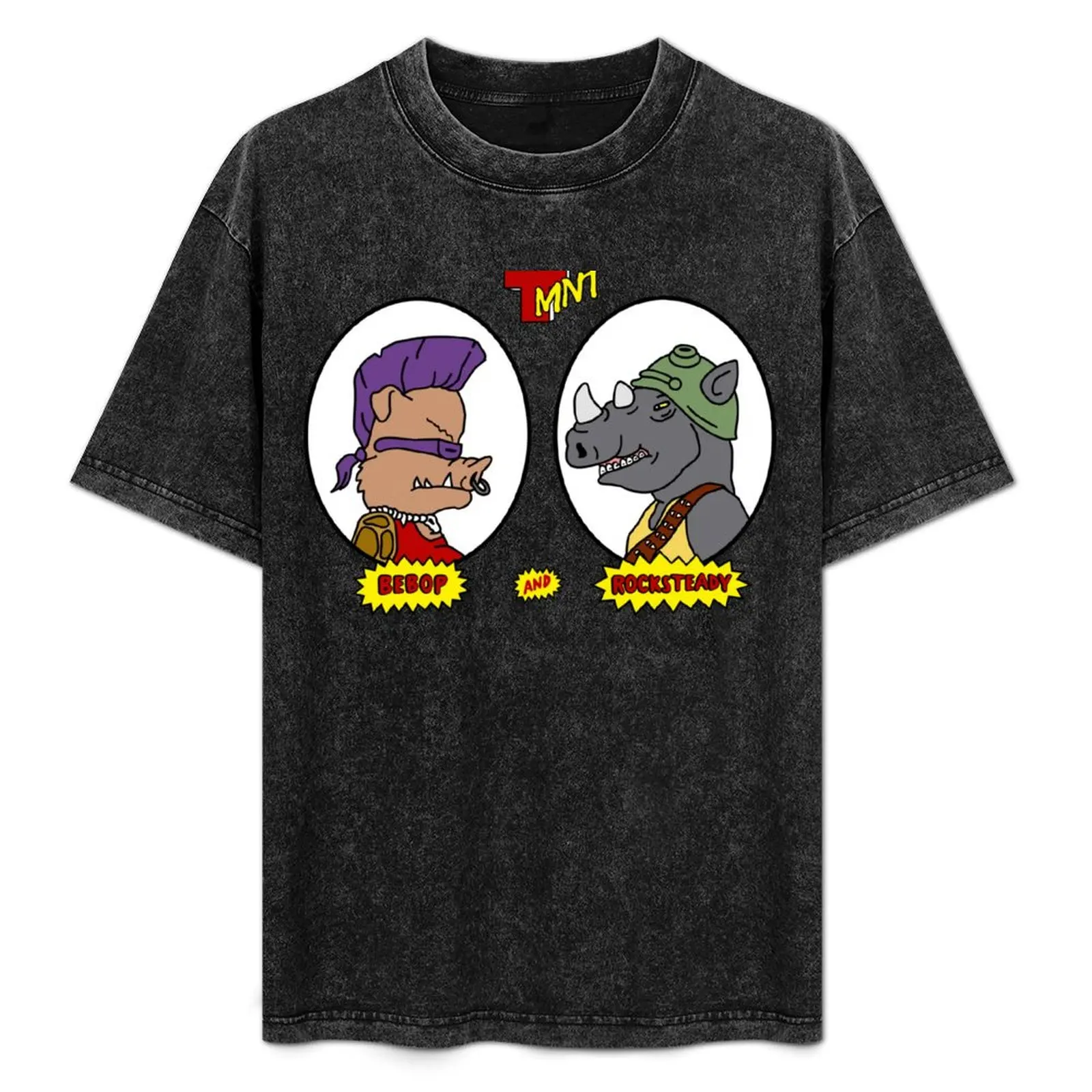 Bebop and Rocksteady T-Shirt kawaii clothes for a boy customizeds vintage t shirts men clothing