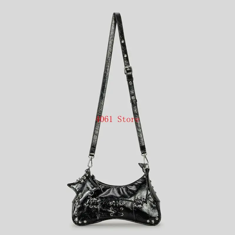 

90s Trendy Armpit Bag PU Leather Casual Shoulder Bags for Women Girls