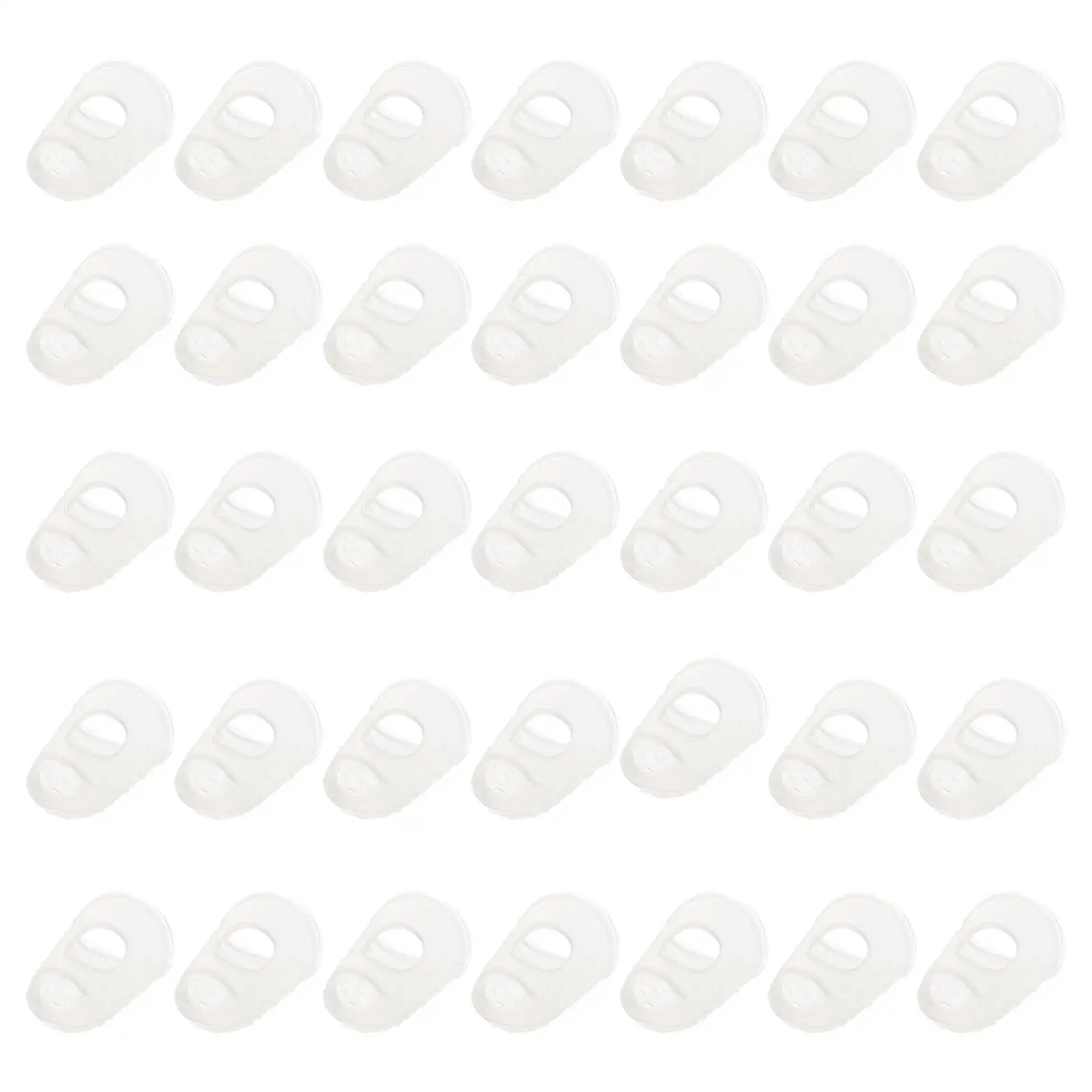 

40pcs Guitar Finger Protectors Silicone Guards for Playing Bass Ukulele Waterproof Pads Large Size Soft Anti Dead Skin