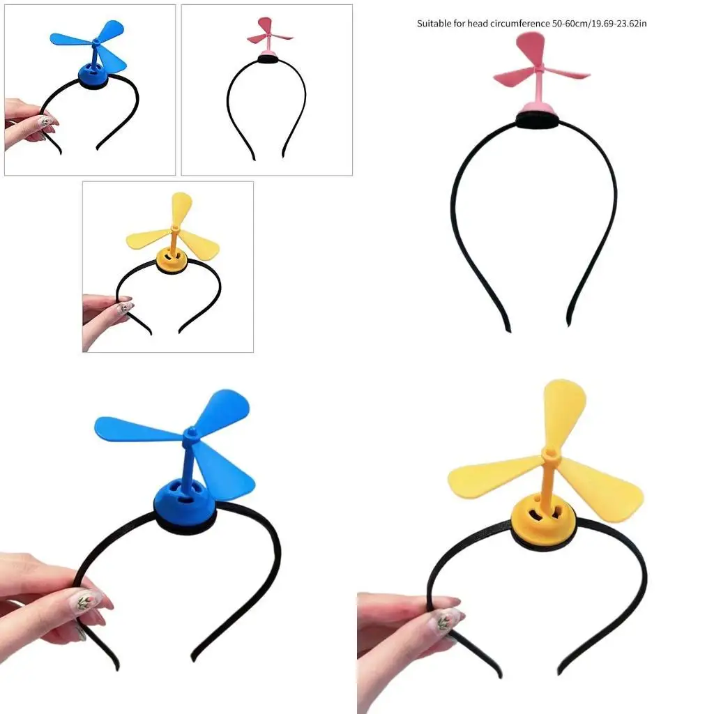 

652F Carnivals Live Broadcast Propeller Hair Hoop Girl Makeup Carnivals Headpiece