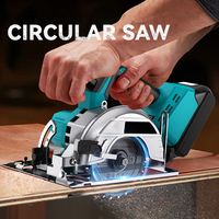 Brushless 5Inch 125MM Electric Circular Saws Adjustment for Woodworking Electric Cutting Tool For Makita 18V Battery Pin