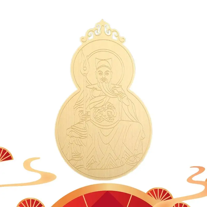 Amulette chinoise Feng Shui, carte en métal Tai Sui, carte de bénédiction Taisui, protection de l'exorcisme, 2025 sûr, 2025