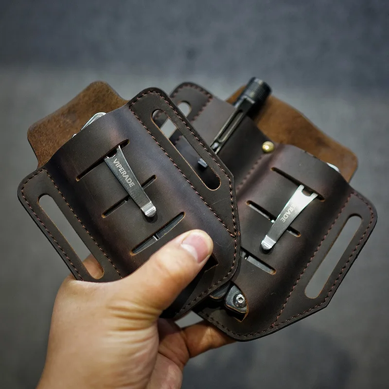 

Элитная система универсальных инструментов ручной работы, поясная кобура премиум-класса с чехлом для ножа, тактическая ручка, чехол для фонарика, необходимая для пеших прогулок/рыбалки