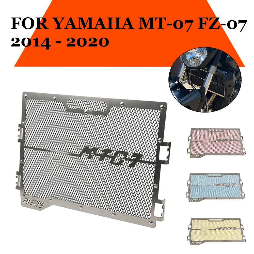 Мотоциклетные аксессуары, защитная решетка радиатора, защитная крышка, сетка для Yamaha MT-07 MT07 FZ-07 FZ07 2017 2018 2019