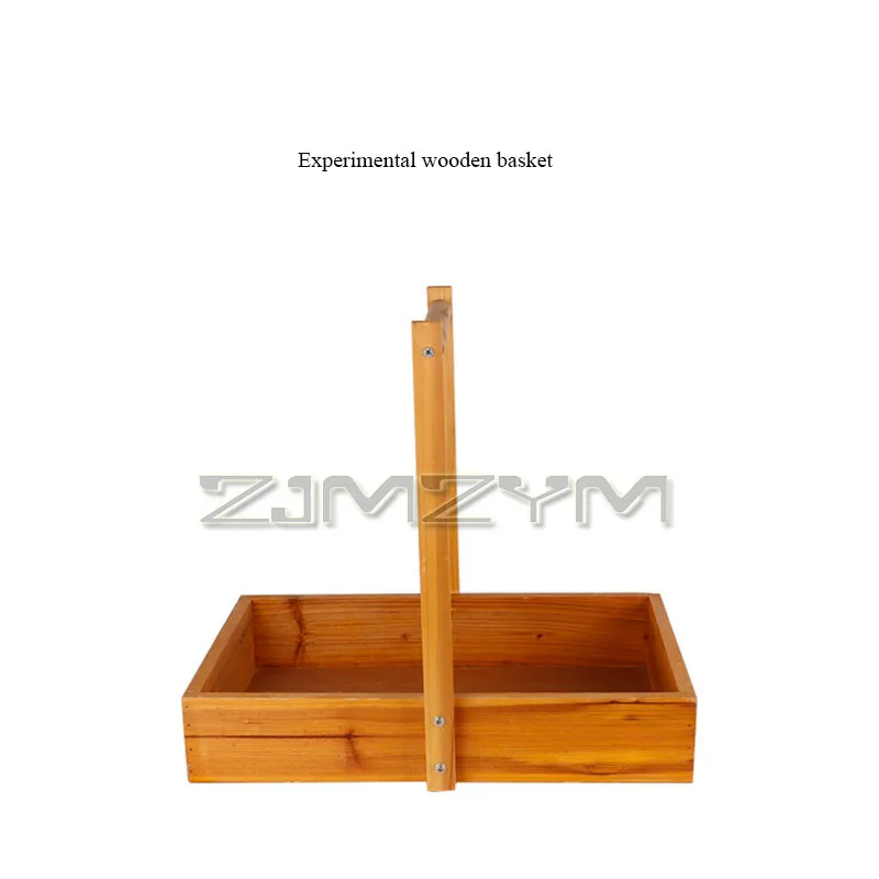 Cesta de transporte de madera, organizador de madera, Caddy de almacenamiento, bandeja de laboratorio de ciencia con asa para instrumentos de laboratorio, equipo de laboratorio, aula, ящик